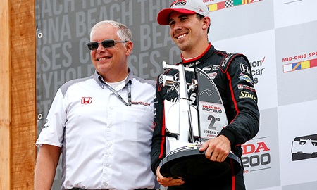 thumbnail for Wickens' path to first INDYCAR win blocked  by Rossi again