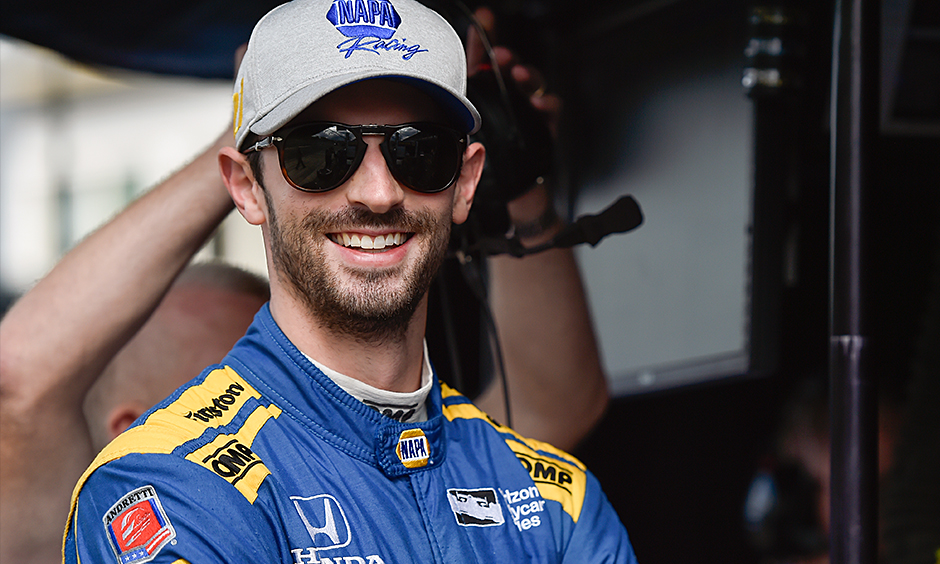thumbnail for Rossi embracing role as INDYCAR championship contender