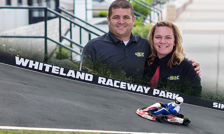 Andy O'Gara and Sarah Fisher