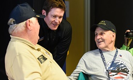 Thumbnail for Military veterans are stars of Ganassi open house