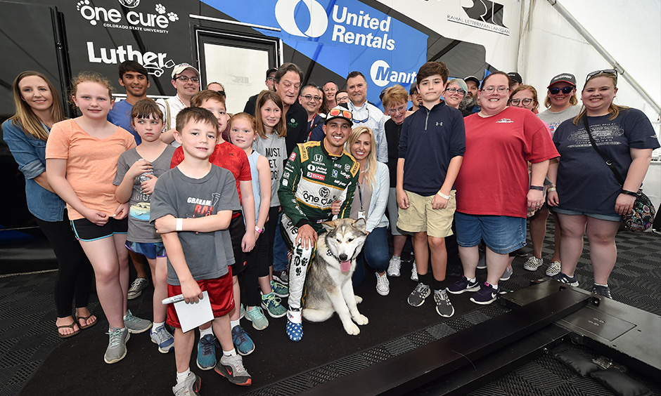 Arrow the dog meet-and-greet