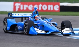 Thumbnail for Temperamental weather makes rookies wait to learn nuances of Indy road course
