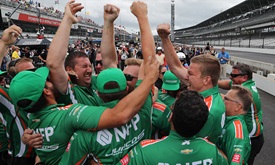 Thumbnail for Kaiser and Juncos become the little team that can at Indy 500