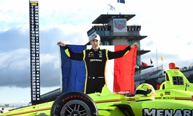 Thumbnail for Pagenaud's 'day after' consists of pole photos, fast laps