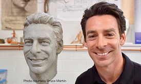 Thumbnail for Shock and Awe: Pagenaud amazed by clay sculpture of face for Borg-Warner Trophy