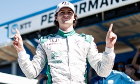 Thumbnail for Title Qualifying: Herta wins pole, four contenders in top six