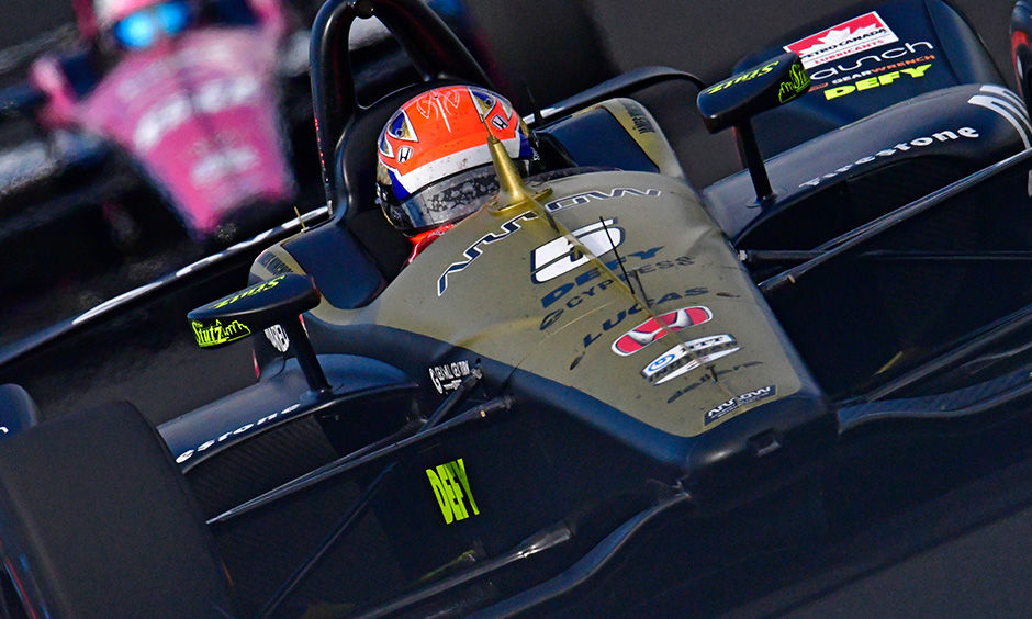 James Hinchcliffe in the Indy 500