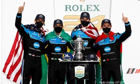 Thumbnail for Rossi, Castroneves Add Rolex 24 Win to Career Honors in Nail-Biting Finish at Daytona