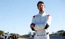 Thumbnail for Grosjean Enjoying Car, Competitors in First Day of INDYCAR Testing