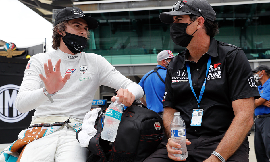 Colton Herta and Bryan Herta