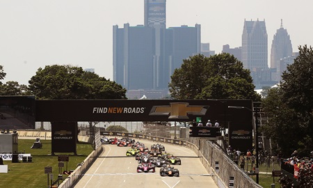 thumbnail for Detroit Race 1 Resumes after Red Flag for Rosenqvist Crash