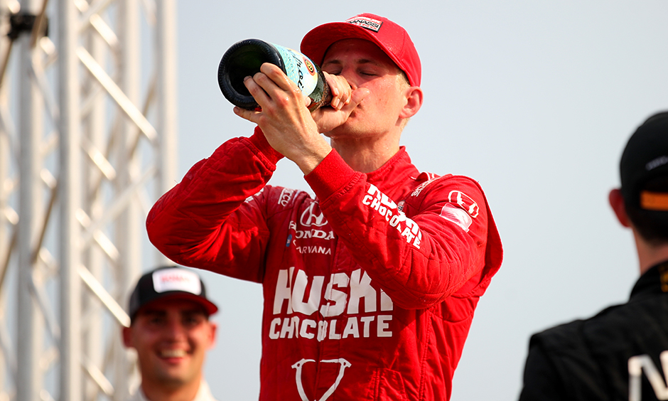 thumbnail for Ericsson Earns First Career Win in Wild Race 1 at Detroit
