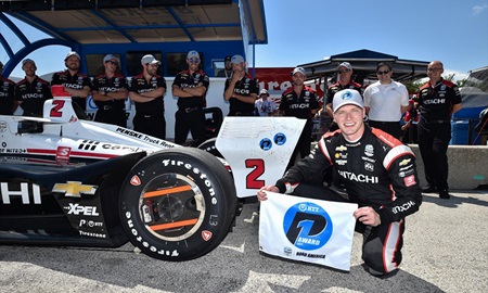 thumbnail for Tire Choice Helps Newgarden Win NTT P1 Award at Road America