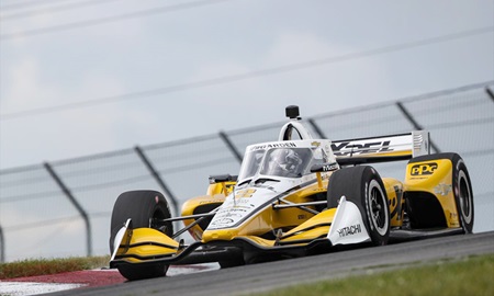 thumbnail for Newgarden Speeds To Top of Friday Practice at Mid-Ohio
