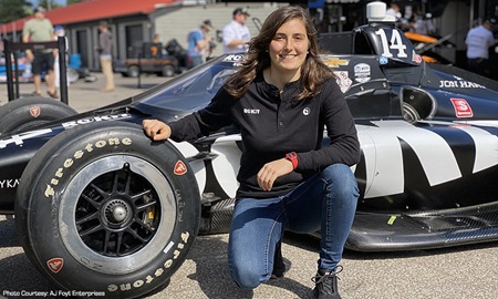 thumbnail for Female Driver Calderón To Test July 6 for AJ Foyt Racing