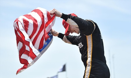 thumbnail for Newgarden Breaks Through for Special Victory for Penske