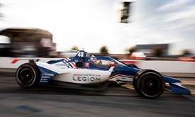 Thumbnail for Johnson Gets First Taste of INDYCAR on Oval in Texas Test