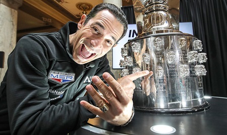 thumbnail for Castroneves Unveils Historic Image on Borg-Warner Trophy