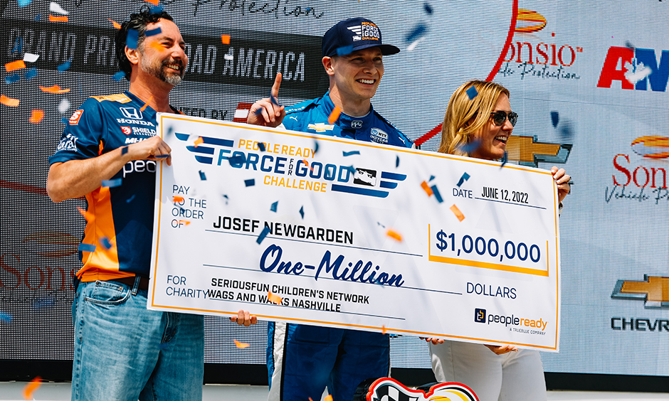 thumbnail for Newgarden Wins at Road America, Claims $1 Million Bonus
