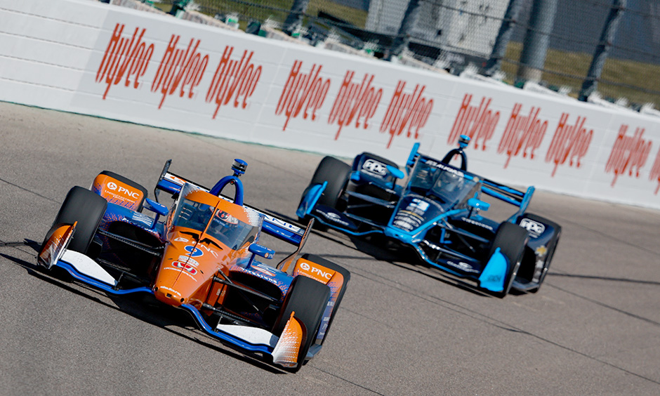 Scott Dixon and Scott McLaughlin