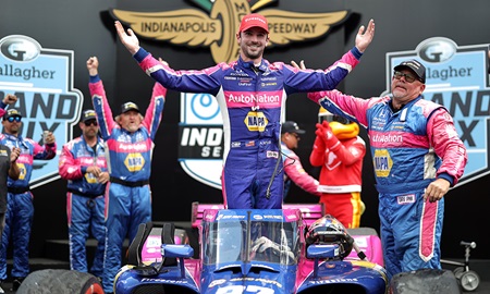 thumbnail for Rossi Wins Gallagher Grand Prix To End Three-Year Dry Spell