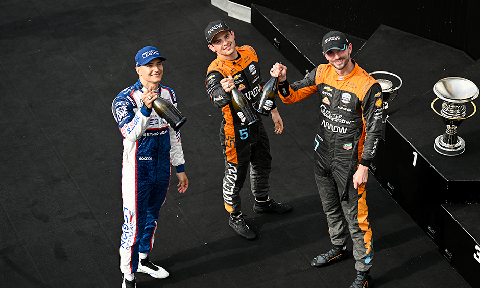 thumbnail for Arrow McLaren Strides into Elite with Powerful Day at IMS