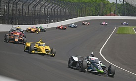 Thumbnail for Sato Leads Busy Final Practice on Miller Lite Carb Day