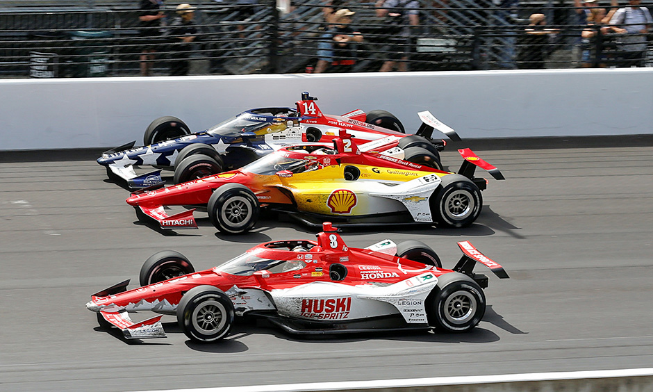 Marcus Ericsson Josef Newgarden Santino Ferrucci