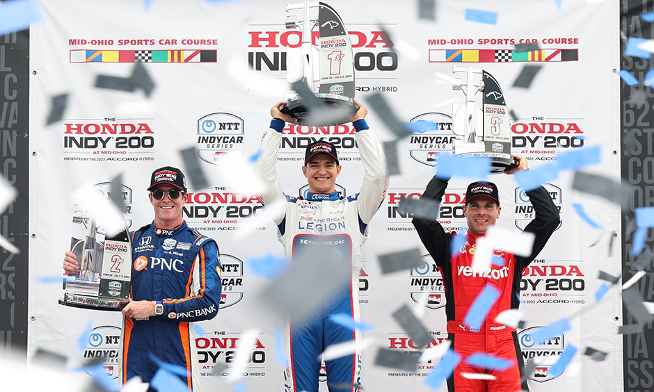thumbnail for Palou Goes Three in Row With Mid-Ohio Race Win