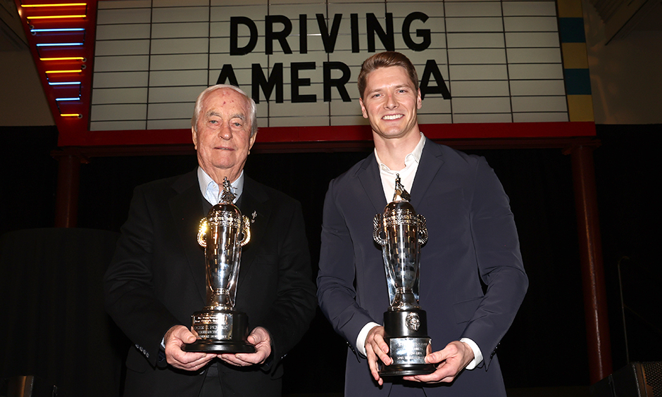 thumbnail for Newgarden, Penske Savor ‘Baby Borg,’ Owner's Trophies