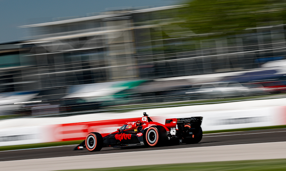 thumbnail for Lundgaard Jumps to Top in Second Practice at IMS