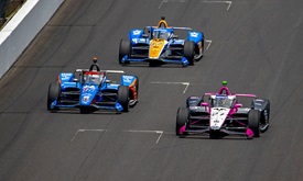 Thumbnail for Larson Savors Lessons from Rush Hour at Indy