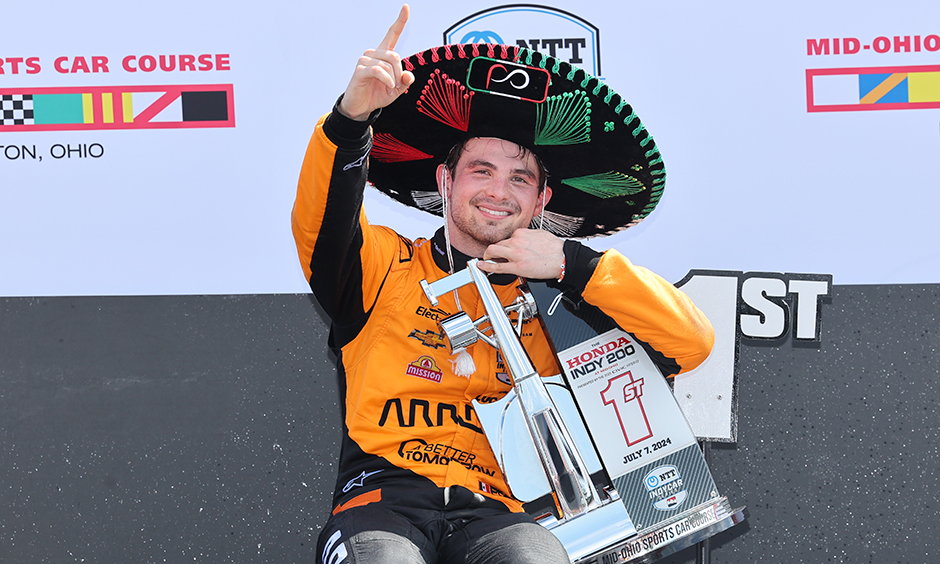 thumbnail for O’Ward Holds Off Palou To Win Late Thriller at Mid-Ohio
