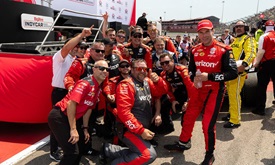 Thumbnail for Power Climbs Through Field, Finally Wins at Iowa Speedway