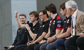 Thumbnail for INDYCAR Drivers Help Shift Detroit Auto Show into Gear