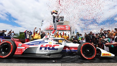 thumbnail for Peerless Alex Palou Marches into May with Cruise to Barber Victory