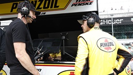 Thumbnail for Simon Pagenaud Teaching Indy Secrets to Eager Pupil Scott McLaughlin