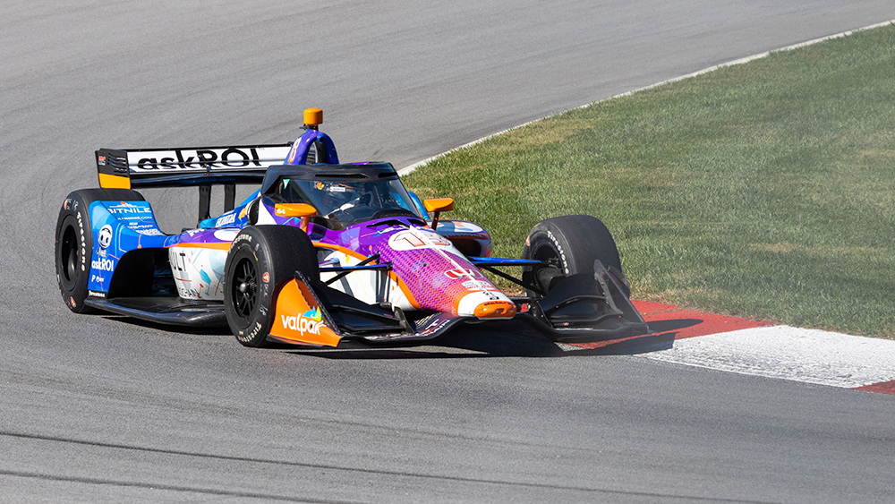 Dennis Hauger Hustles in ‘Pretty Cool’ First Run in Coyne Car