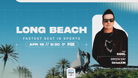 Thumbnail for Green Day Drummer Tré Cool To Ride in Fastest Seat at Long Beach