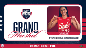 Thumbnail for WNBA Superstar Caitlin Clark Named Indy 500 Grand Marshal