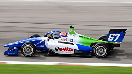 thumbnail for Enzo Fittipaldi Tops Open Test in First Trip to Milwaukee Mile