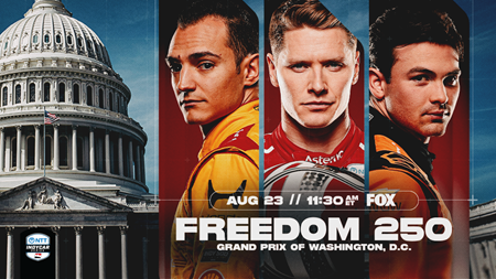 thumbnail for Weekend Schedule, Broadcast Details Announced for Freedom 250 GP