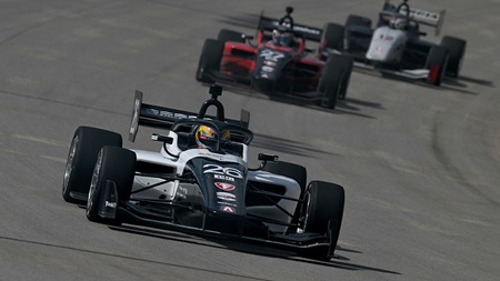 thumbnail for Lochie Hughes Leaps Late to Top of Nashville Practice