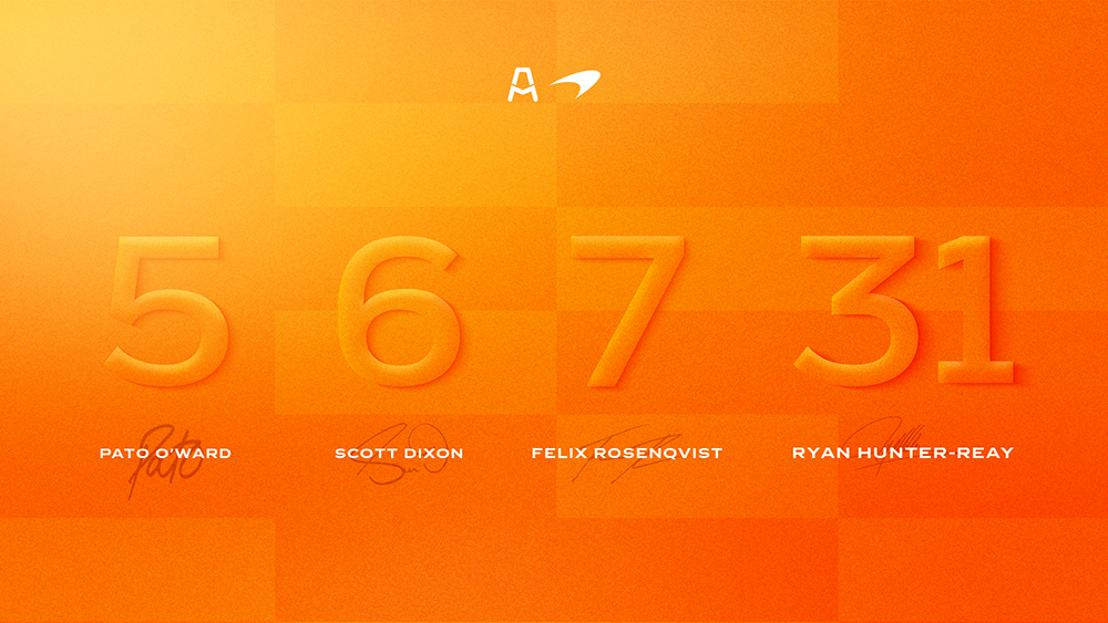 Arrow McLaren 2027 driver numbers
