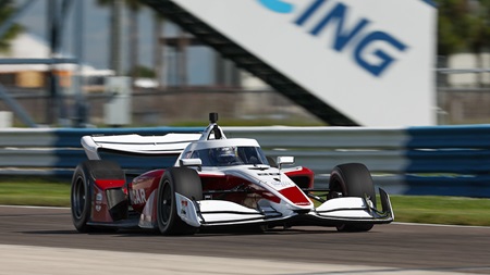 thumbnail for Alexander Rossi Hustles IR-28 Through More Development at Sebring
