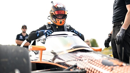 thumbnail for Nikita Johnson Savors Next Career Step With First INDYCAR SERIES Test
