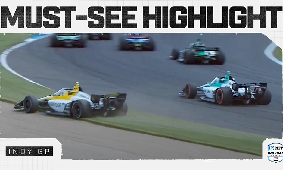 thumbnail for Must-see: Teammates Herta, Ericsson tangle at Indy
