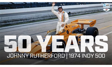 thumbnail for Celebrating 50th Anniversary of Johnny Rutherford's 1974 Indy 500 Victory