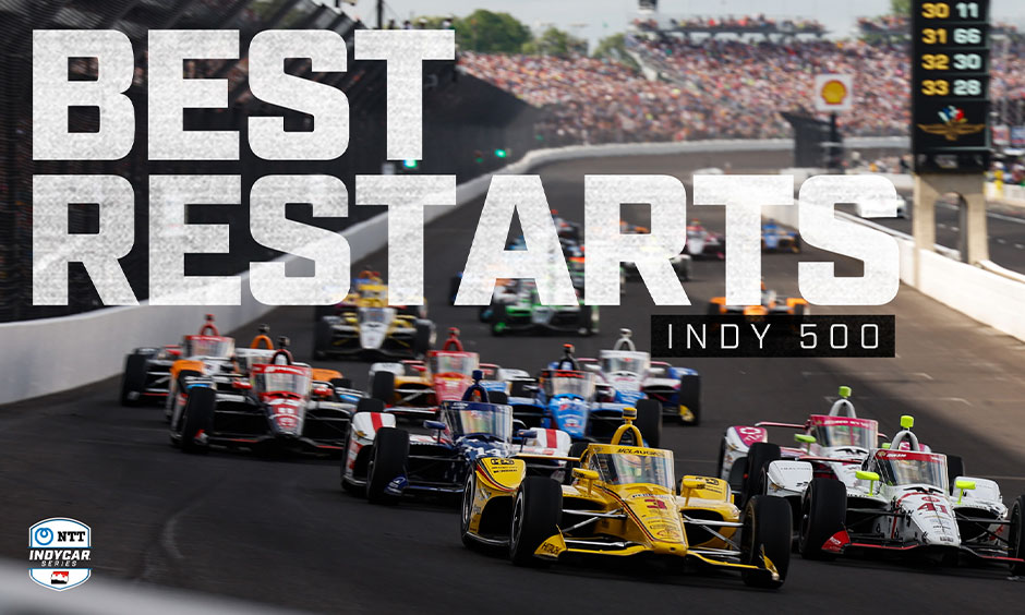 thumbnail for Best Restarts From The 2024 Indy 500