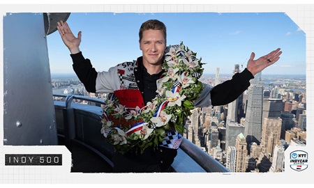 thumbnail for Behind The Scenes with Josef Newgarden at 2024 Indy 500 Media Tour